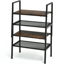 Load image into Gallery viewer, 4-Tier Storage Stackable Shoe Shelf Display Rack for Home