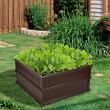 Load image into Gallery viewer, 2 PCS Raised Garden Rectangle Plant Box-Brown