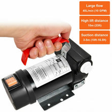 Load image into Gallery viewer, Electric Diesel Oil and Fuel Transfer Extractor Pump Set