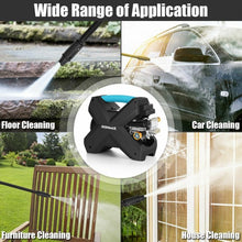 Load image into Gallery viewer, 2000PSI X-Shaped Electric High Pressure Washer Machine-Blue
