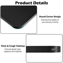 Load image into Gallery viewer, 55" One-Piece Universal Tabletop for Standard and Sit to Stand Desk Frame-Black