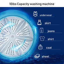 Load image into Gallery viewer, Full-automatic Washing Machine 10 lbs Washer / Spinner Germicidal-Yellow