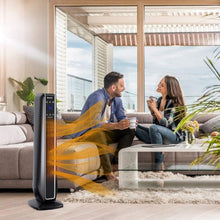 Load image into Gallery viewer, 1500W Portable Oscillating Space Heater with Remote Control-Black