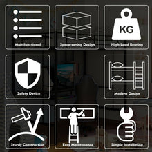 Load image into Gallery viewer, Loft Bunk Space Saving Bunk Bed