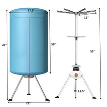 Load image into Gallery viewer, Portable Ventless Laundry Clothes Dryer Folding Drying Machine Heater