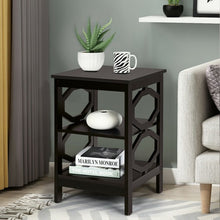 Load image into Gallery viewer, 3-tier Nightstand Sofa Side End Accent Table-Coffee