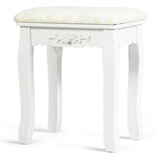 Load image into Gallery viewer, Vanity Stool Makeup Bench Dressing Stool-White
