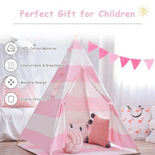 Load image into Gallery viewer, 5' White & Pink Portable Indian Children Sleeping Dome Play Tent