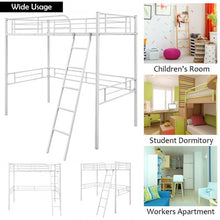 Load image into Gallery viewer, Metal Loft Twin Bed Frame Single High Loft Bed-White
