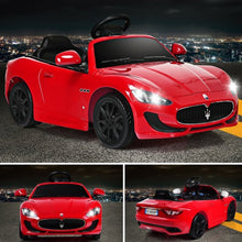 Load image into Gallery viewer, Maserati 12 V Licensed Electric Kids Riding Car