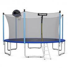 Load image into Gallery viewer, 15 FT Trampoline Combo Bounce Jump Safety Enclosure Net