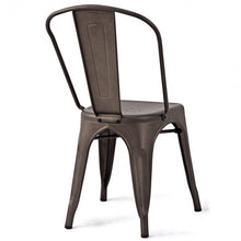 Load image into Gallery viewer, Set of 4 Tolix Style Dining Chair Stackable Bistro Chair-Copper