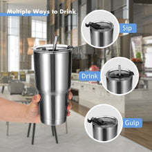 Load image into Gallery viewer, 30oz Stainless Steel Tumbler Cup Double Wall Vacuum Insulated Mug with Lid