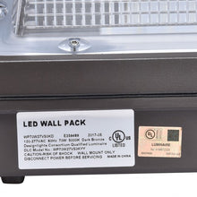 Load image into Gallery viewer, 70W LED 5000K 8100 Lumens Waterproof Lamp DLC