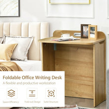 Load image into Gallery viewer, Folding Space Saving Computer/ Laptop Desk Table Workstation with Handle