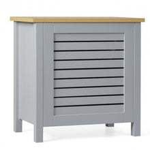 Load image into Gallery viewer, Wooden Kids Toy Storage Organizer with Lid-Gray
