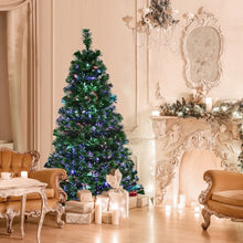 Load image into Gallery viewer, 3' / 4' / 5' / 6' Fiber Optic Artificial PVC Christmas Tree-5'