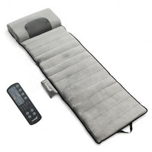 Load image into Gallery viewer, Foldable Full Body Massage Mat with Shiatsu Heated Neck Massager