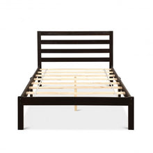 Load image into Gallery viewer, Platform Bed Twin Size Bed Frame Wood Slat Support