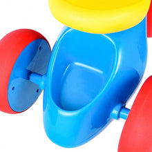 Load image into Gallery viewer, 4-wheel Baby Balance Bike with Sound and Storage Box-Red