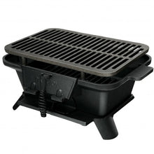Load image into Gallery viewer, Heavy Duty Cast Iron Tabletop BBQ Grill Stove for Camping Picnic