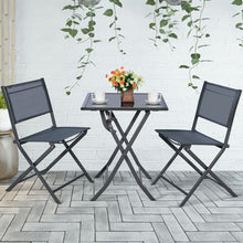 Load image into Gallery viewer, 3 pcs Bistro Outdoor Folding Furniture Set