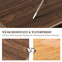 Load image into Gallery viewer, 58" Modern Entertainment Media Center Wood TV Stand-Walnut