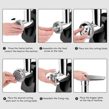 Load image into Gallery viewer, 2000W Stainless Steel Electric Meat Grinder Sausage Stuffer Maker