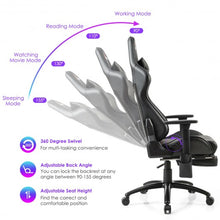 Load image into Gallery viewer, Ergonomic High Back PU Leather Massage Gaming Chair-Black