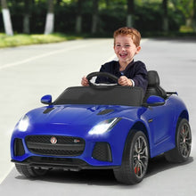 Load image into Gallery viewer, 12V Jaguar F-Type SVR Licensed Kids Ride On Car-Navy