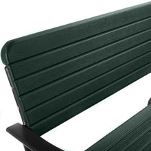 Load image into Gallery viewer, Outdoor Patio Steel Swing Bench Loveseat