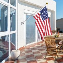 Load image into Gallery viewer, 5/6 Ft Telescoping Flagpole Spinning Wall Mount USA Flag Kit-6'