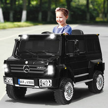 Load image into Gallery viewer, 12V Off Road Mercedes-Benz Unimog Ride On Car-Black