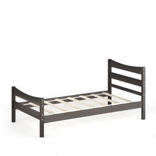 Load image into Gallery viewer, Twin Size Platform Bed Frame Foundation Slat Support -Espresso