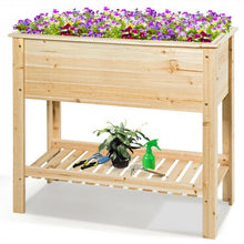 Load image into Gallery viewer, Raised Garden Bed with Storage Shelf