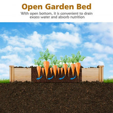 Load image into Gallery viewer, U-Shaped Wooden Garden Raised Bed for Backyard and Patio