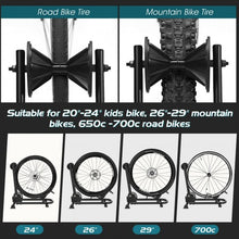 Load image into Gallery viewer, Foldable Bike Floor Parking Rack Home Garage Storage Stand Fit 20"-29"