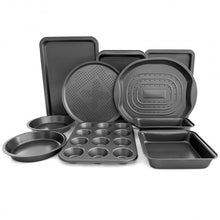 Load image into Gallery viewer, 10 Pcs Nonstick Bakeware Set Baking Roasting Cake Pans