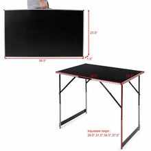 Load image into Gallery viewer, 3 pcs Folding Height Adjustable Camping Picnic Table Set