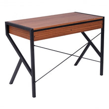 Load image into Gallery viewer, Wooden Top Computer Desk Sturdy Workstation