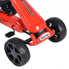 Load image into Gallery viewer, Outdoor Kids 4 Wheel Pedal Powered Riding Kart Car-Red