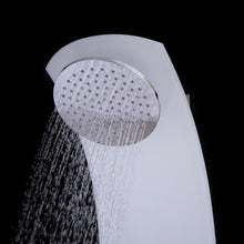 Load image into Gallery viewer, 55" Tempered Glass Shower Panel with Massage Jets Hand Shower