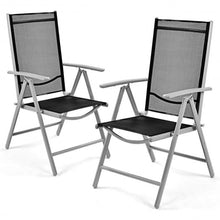 Load image into Gallery viewer, Set of 2 Patio Folding Chairs
