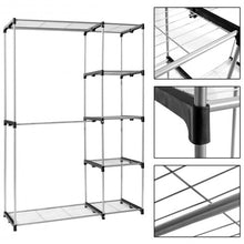 Load image into Gallery viewer, Portable Closet Organizer Garment Rack