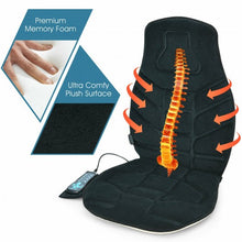 Load image into Gallery viewer, Seat Cushion Massager with Heat and 6 Vibration Motors for Home