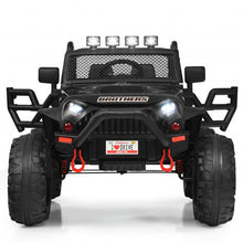 Load image into Gallery viewer, 12V Kids Ride On Truck RC Motorized Car with Spring Suspension and MP3 -Black