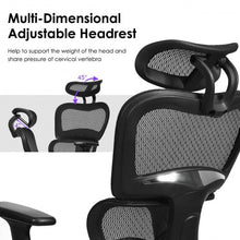 Load image into Gallery viewer, Mesh Office Chair Recliner Adjustable Headrest