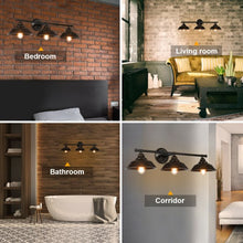 Load image into Gallery viewer, 3-Light Modern Bathroom Wall Sconce Wall Lamp