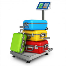 Load image into Gallery viewer, 660 lbs Weight Platform Scale Digital Floor Folding Scale
