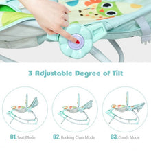 Load image into Gallery viewer, Baby Adjustable Swing Bouncer & Rocker-Green